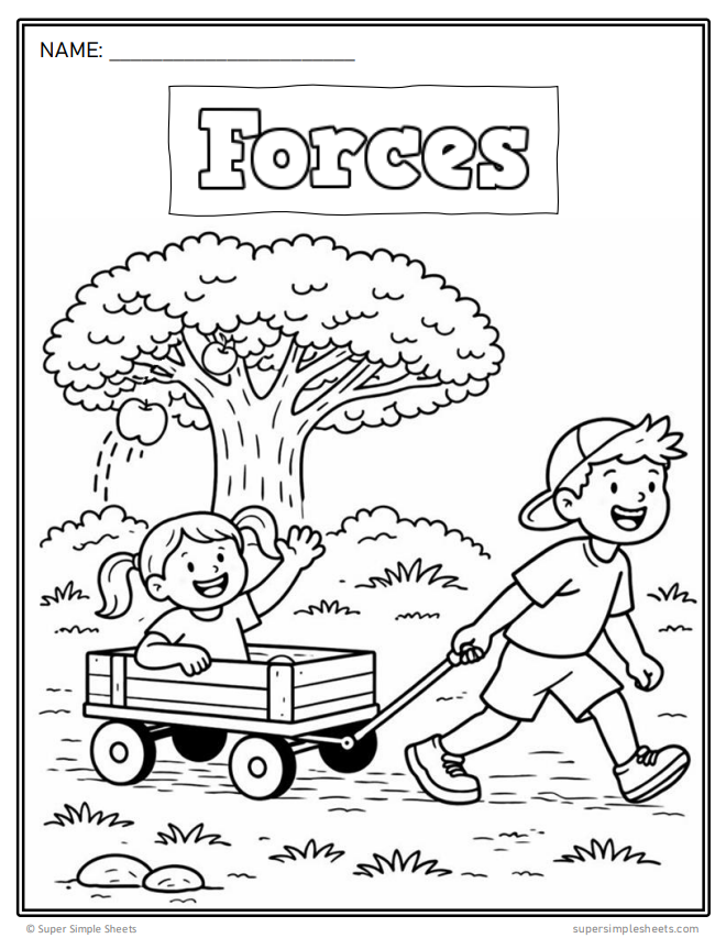 Grade 3 - Energy Forces - Alberta Science - Lesson/Workbook Bundle