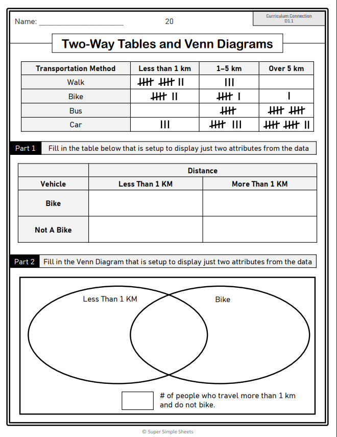 Grade 3 - Data Literacy and Probability - Ontario Math - Lesson/Workbook Bundle