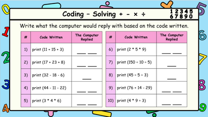 Grade 6 - Algebra - Patterns, Equations - Ontario Math - Lesson/Workbook Bundle