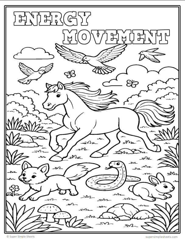 Grade 1 - Energy (Movement) - Alberta Science - Lesson/Workbook Bundle