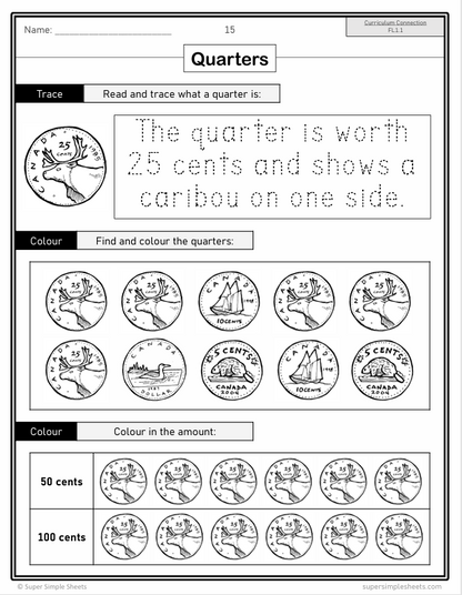 Grade 1 - Ontario Math - Full Year Bundle - New 2020 Curriculum