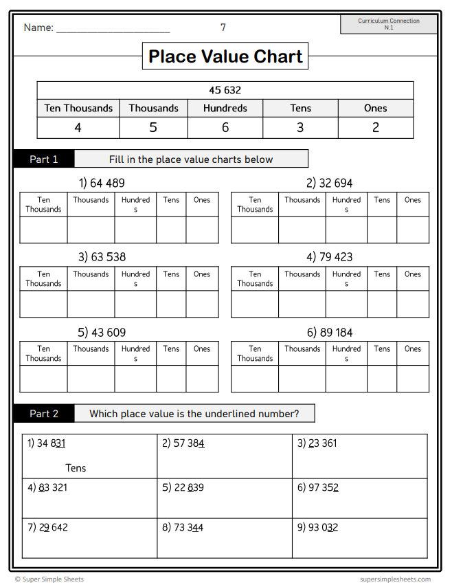 Grade 3 - Number Unit - Alberta Math - Lesson/Workbook Bundle