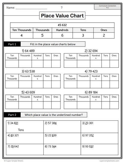 Grade 3 - Number Unit - Alberta Math - Lesson/Workbook Bundle
