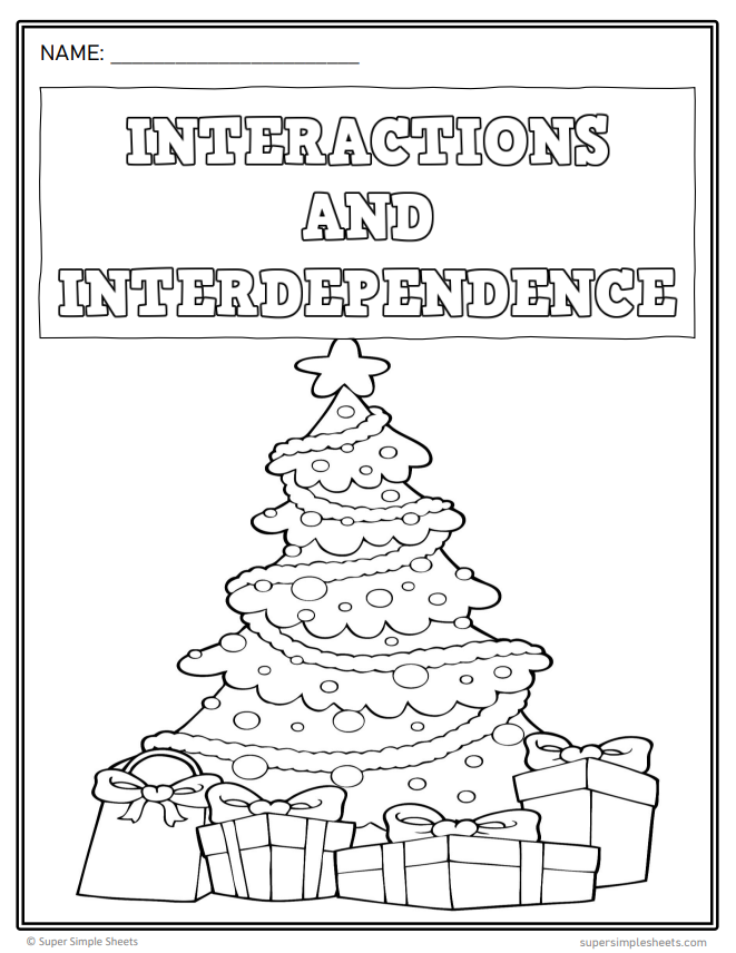 Grade 1 - Interactions & Interdependence - Saskatchewan Social Studies - Bundle