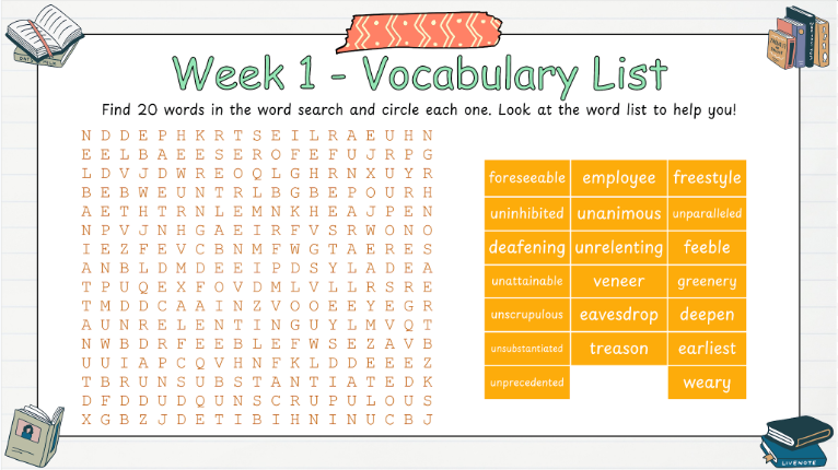 Grade 8 - Conventions & Vocabulary - Alberta Language - Lesson/Workbook Bundle