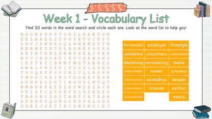 Grade 8 - Conventions & Vocabulary - Alberta Language - Lesson/Workbook Bundle