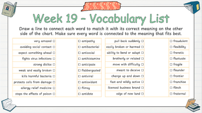 Grade 7 - Conventions & Vocabulary - Alberta Language - Lesson/Workbook Bundle