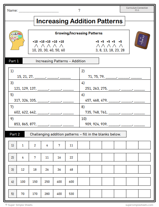 Grade 8 - Algebra - Patterns, Equations - Ontario Math - Lesson/Workbook Bundle