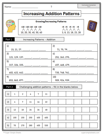 Grade 8 - Algebra - Patterns, Equations - Ontario Math - Lesson/Workbook Bundle