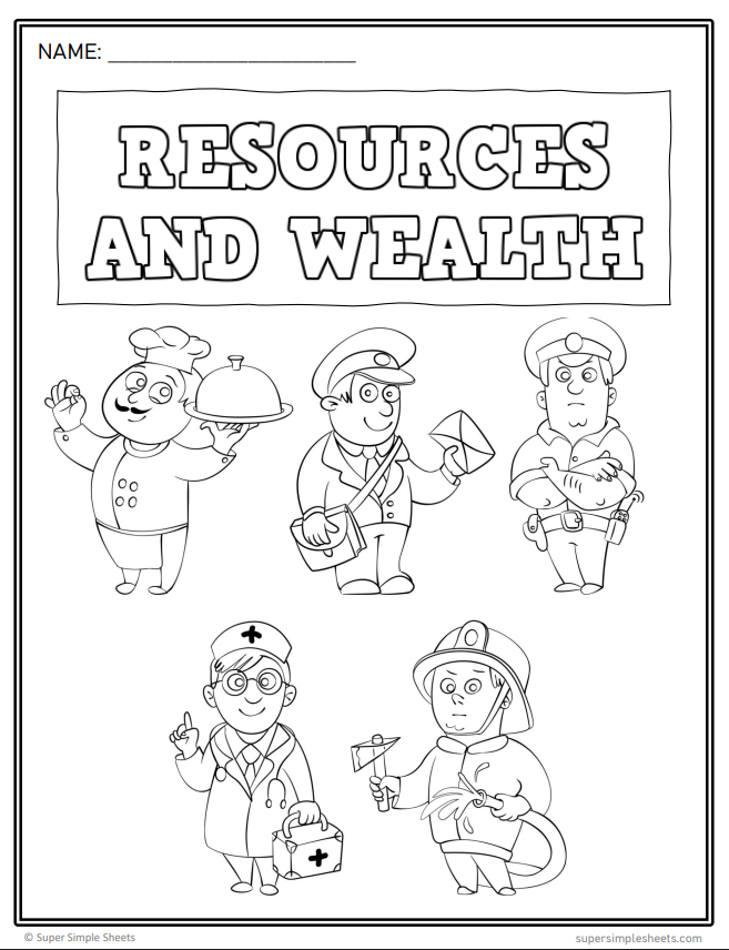 Grade 1 - Resources & Wealth - Saskatchewan Social Studies - Lesson/Work Bundle