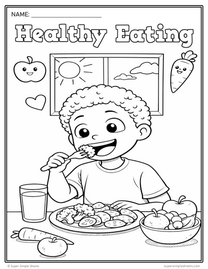 Grade 4 - Healthy Eating - Ontario Health - Lessons/Workbook Bundle