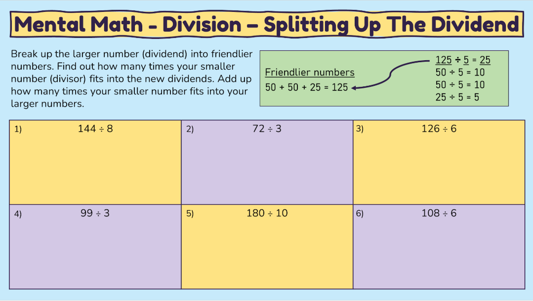 Grade 4 - Number Unit - BC Math - Lesson/Workbook Bundle