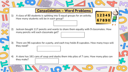 Grade 4 - Number Unit - BC Math - Lesson/Workbook Bundle