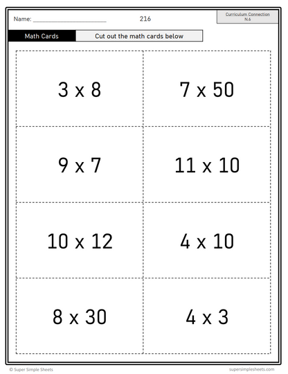 Grade 5 - Number Unit - BC Math - Lesson/Workbook Bundle