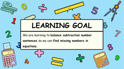 Grade 1 - Patterning and Equations Unit - BC Math - Lesson/Workbook Bundle