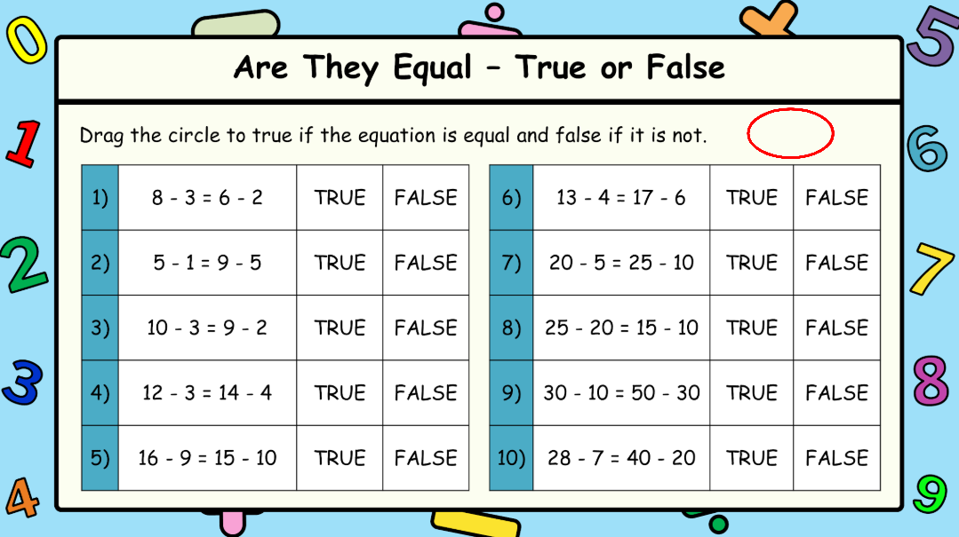 Grade 1 - Patterning and Equations Unit - BC Math - Lesson/Workbook Bundle