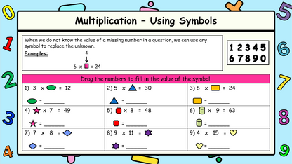 Grade 4 - Patterning and Equations Unit - BC Math - Lesson/Workbook Bundle