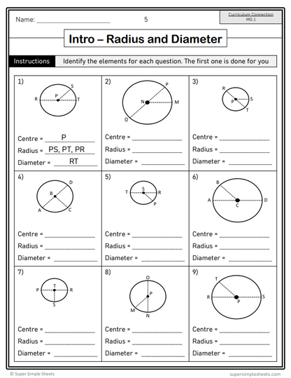 Grade 7 - Measuring Unit - BC Math - Lesson/Workbook Bundle