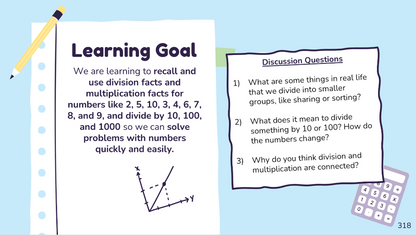 Grade 4 - Number Unit - Manitoba Math - Lesson/Workbook Bundle