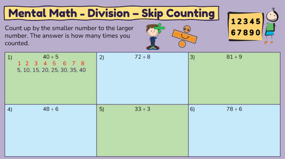 Grade 4 - Number Unit - Manitoba Math - Lesson/Workbook Bundle