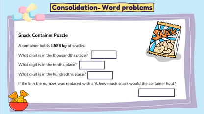 Grade 5 - Number Unit - Manitoba Math - Lesson/Workbook Bundle