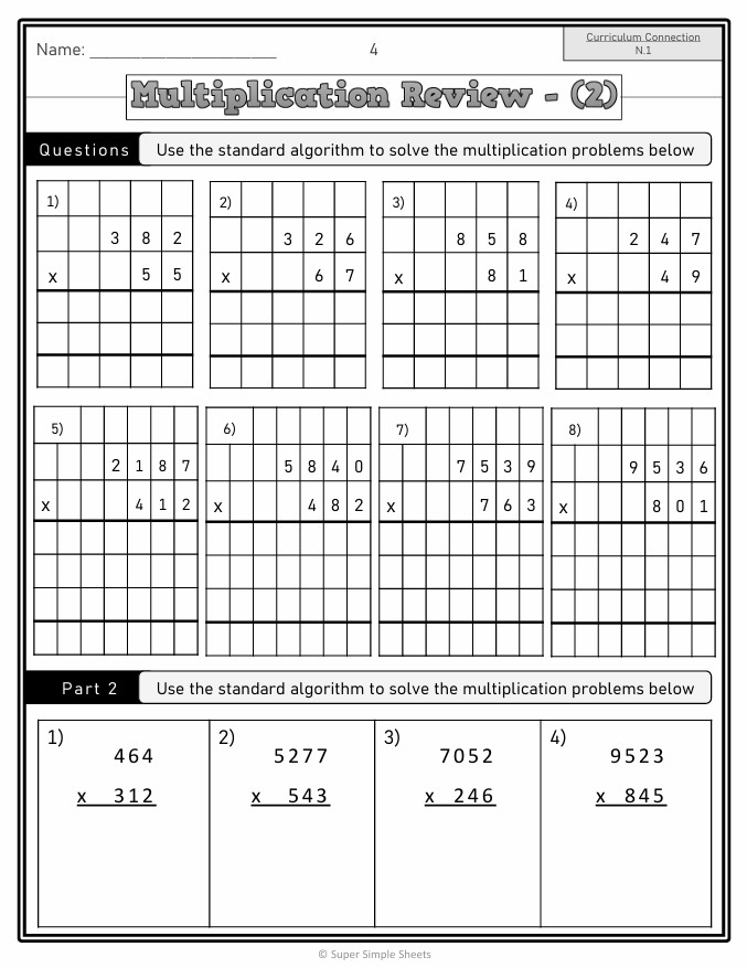 Grade 8 - Number Unit - Manitoba Math - Lesson/Workbook Bundle
