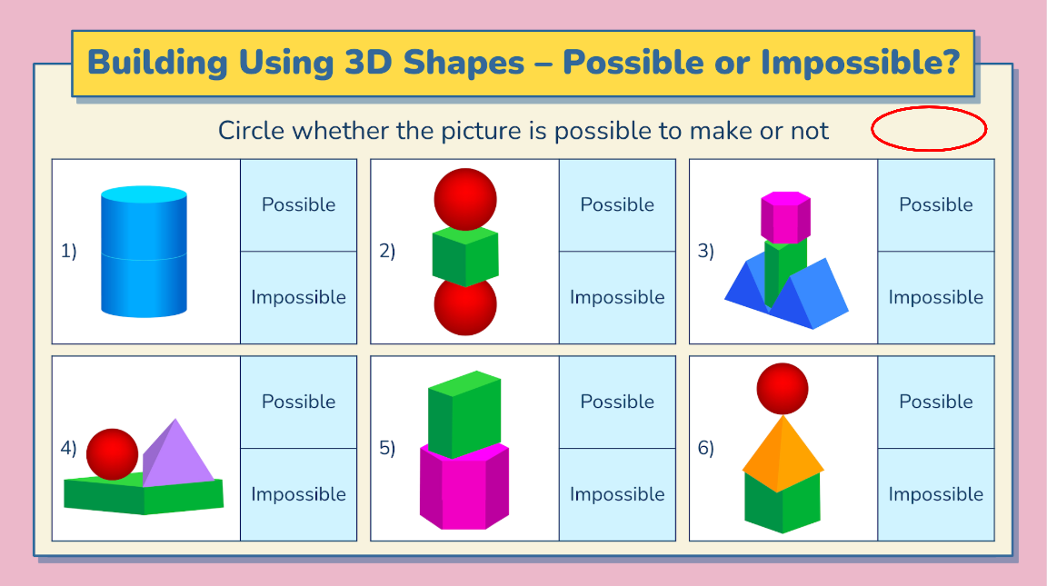 Grade 1 - Shape and Space Unit - Manitoba Math - Lesson/Workbook Bundle
