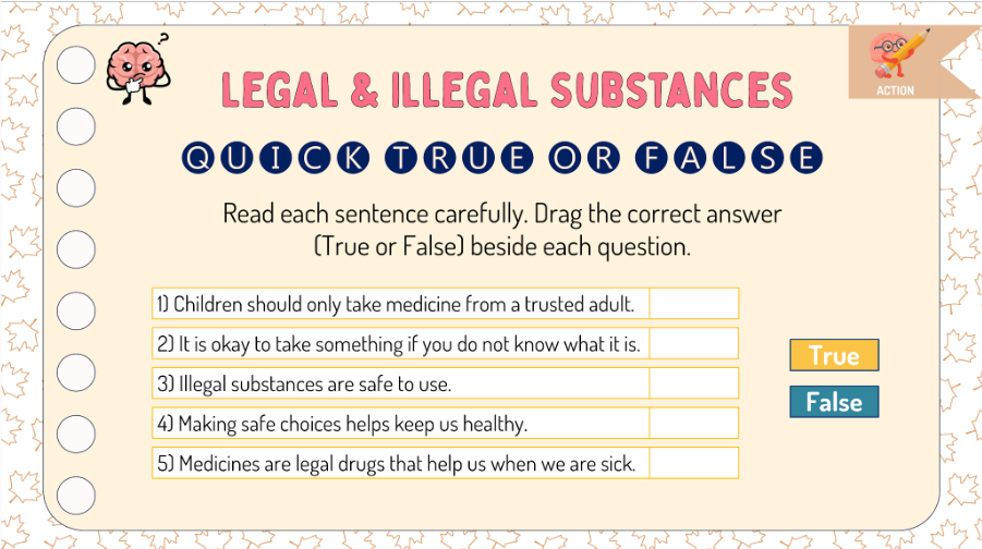 Grade 3 - Substance Use Addiction & Related Behaviours - Ontario Health - Bundle