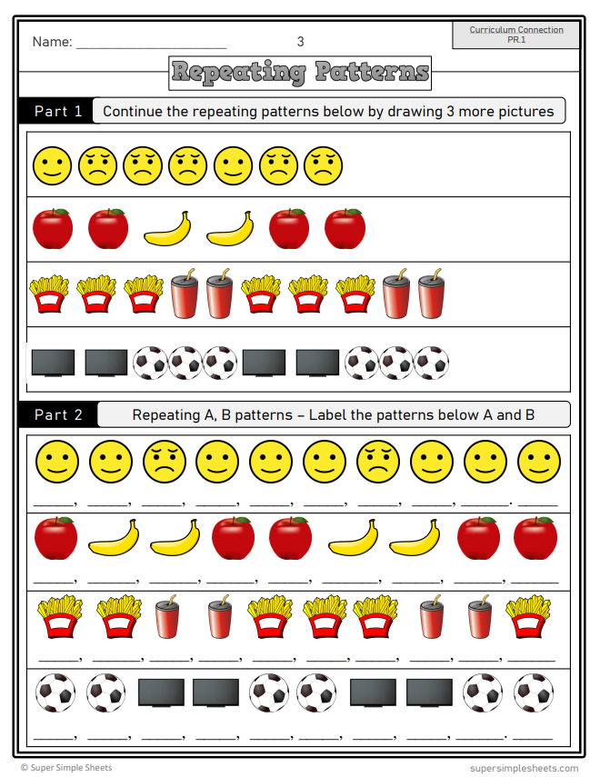 Grade 5 - Patterns and Relations - Manitoba Math - Lesson/Workbook Bundle