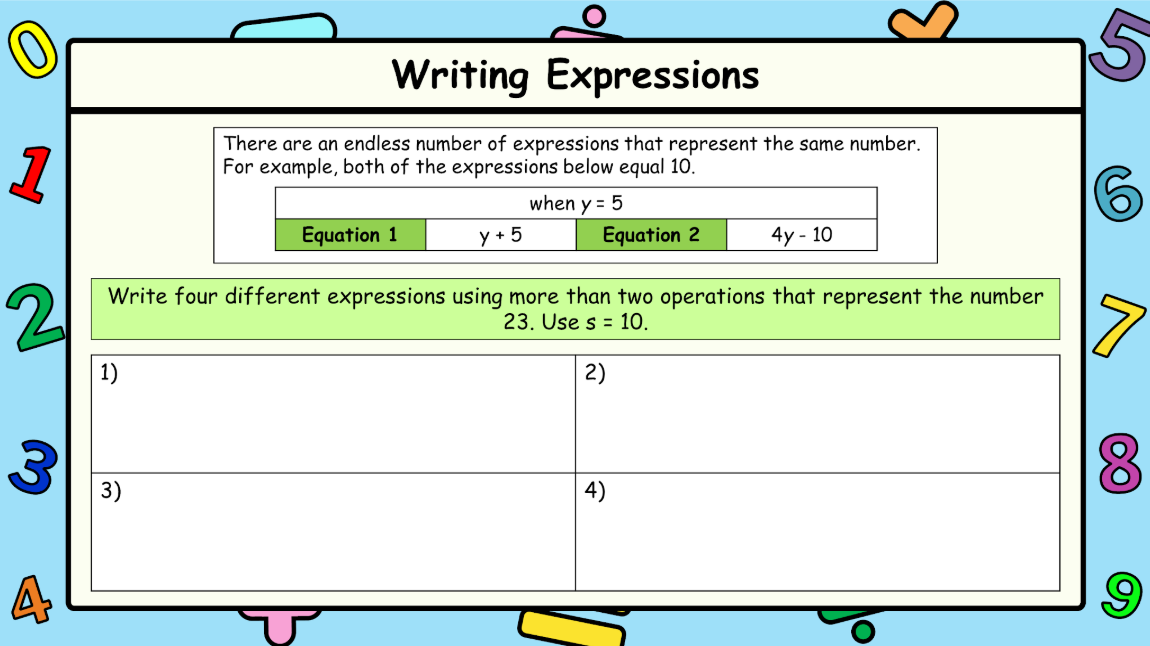 Grade 6 - Patterns and Relations - Manitoba Math - Lesson/Workbook Bundle