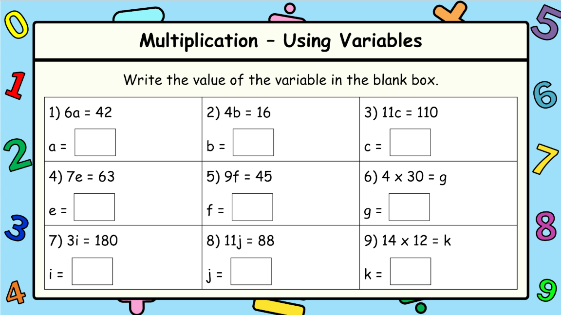 Grade 7 - Patterns and Relations - Manitoba Math - Lesson/Workbook Bundle