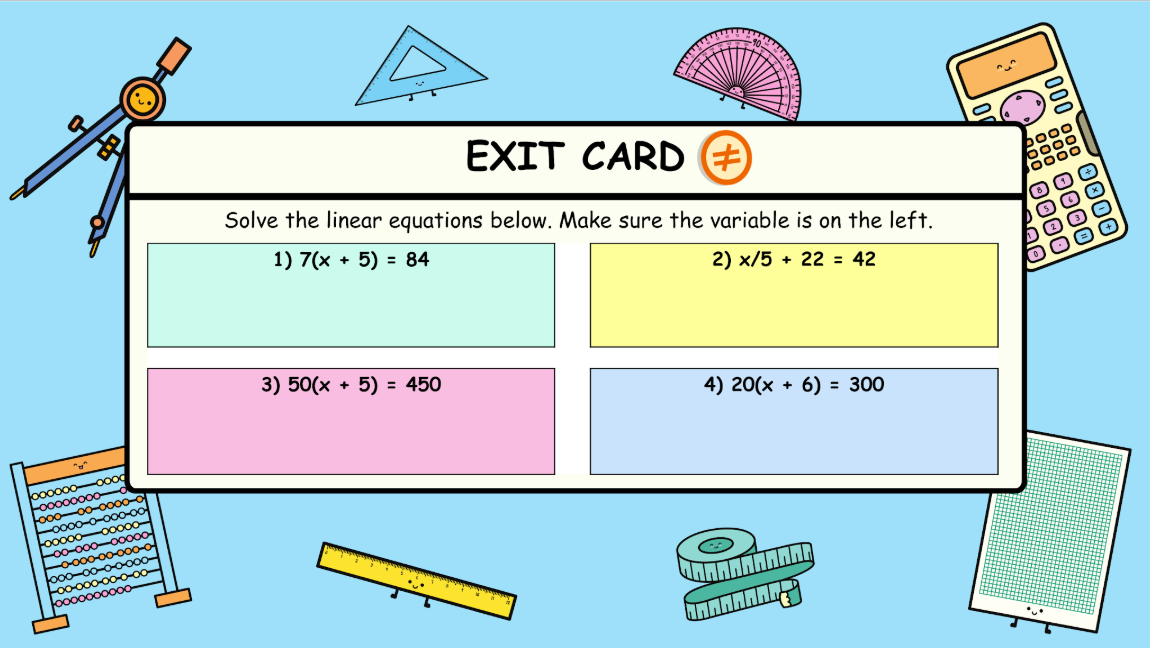 Grade 8 - Patterns and Relations - Manitoba Math - Lesson/Workbook Bundle