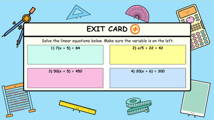 Grade 8 - Patterns and Relations - Manitoba Math - Lesson/Workbook Bundle