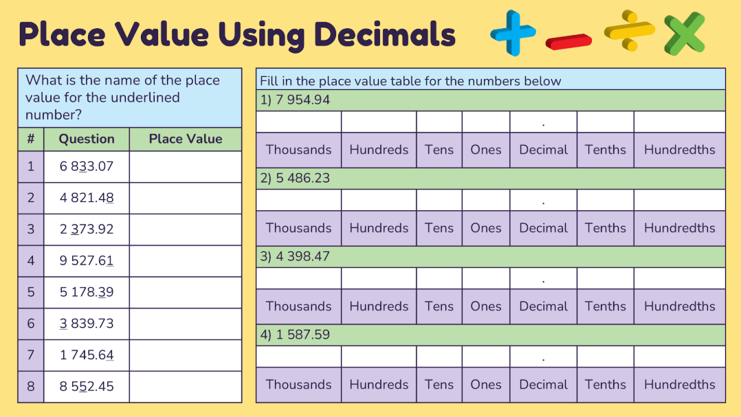 Grade 5 - Number Unit - Saskatchewan Math - Lesson/Workbook Bundle