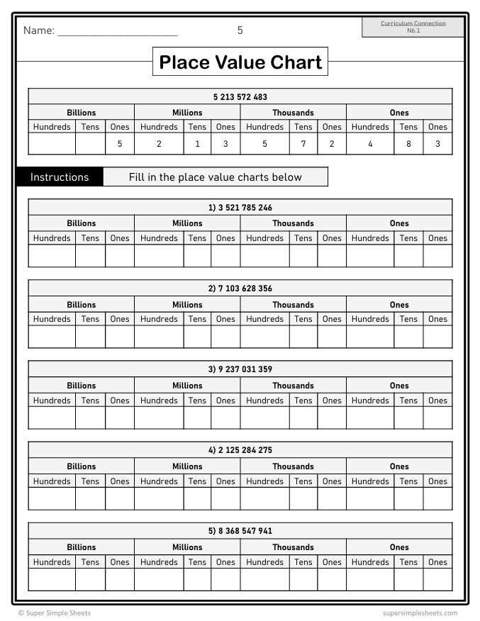 Grade 6 - Number Unit - Saskatchewan Math - Lesson/Workbook Bundle