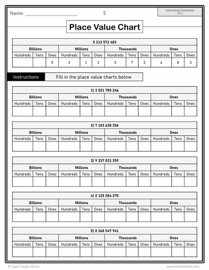 Grade 6 - Number Unit - Saskatchewan Math - Lesson/Workbook Bundle