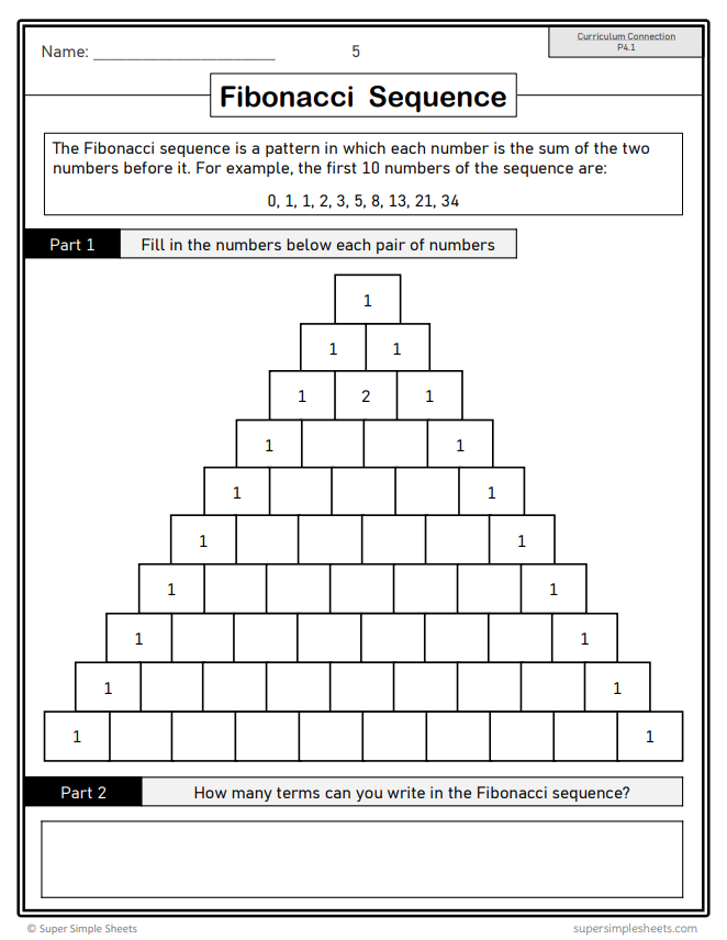 Grade 4 - Patterns and Relations - Saskatchewan Math - Lesson/Workbook Bundle