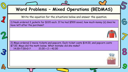 Grade 6 - Patterns and Relations - Saskatchewan Math - Lesson/Workbook Bundle