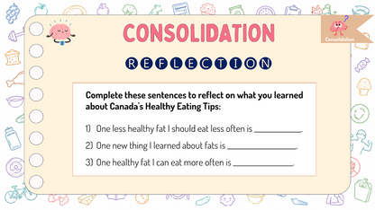 Grade 5 - Healthy Eating - Ontario Health - Lessons/Workbook Bundle