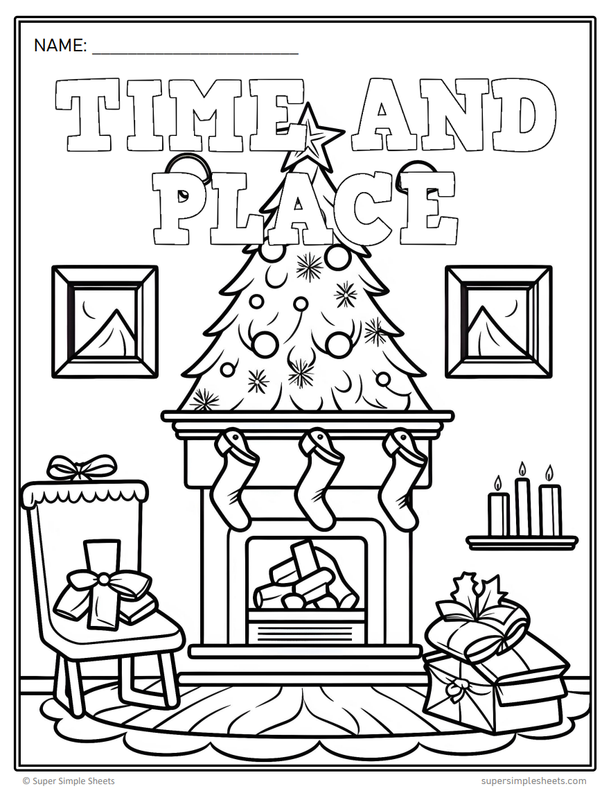 Kindergarten - Time and Place - Alberta NEW Social Studies - Lesson/Workbook Bundle