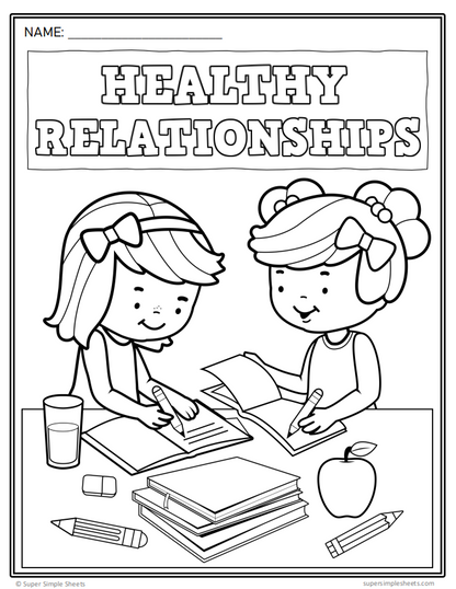 Healthy Relationships - Grade 2 - Alberta Health - Lessons/Workbook Bundle