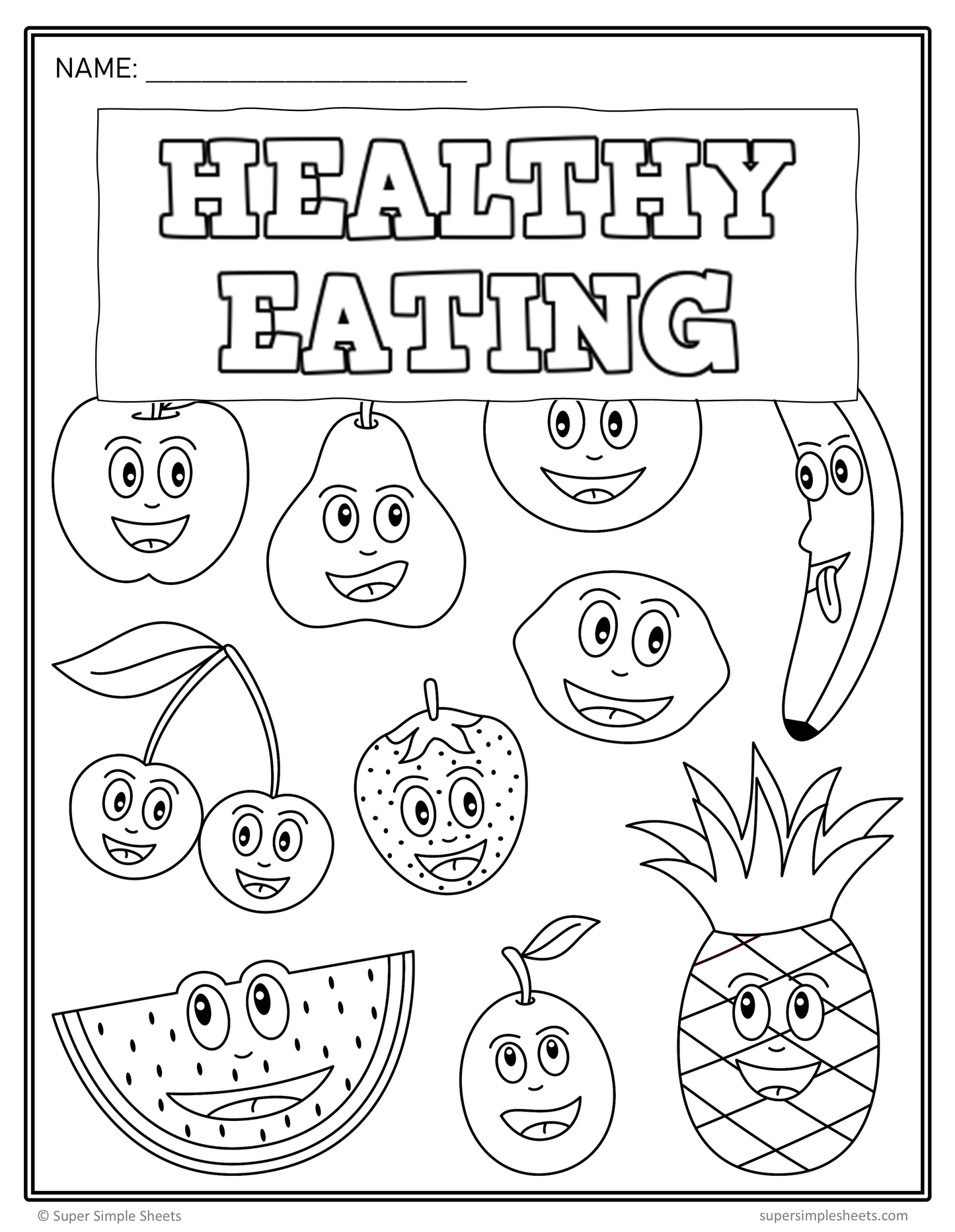 Grade 1 - Healthy Eating - Ontario Health - Lessons/Workbook Bundle