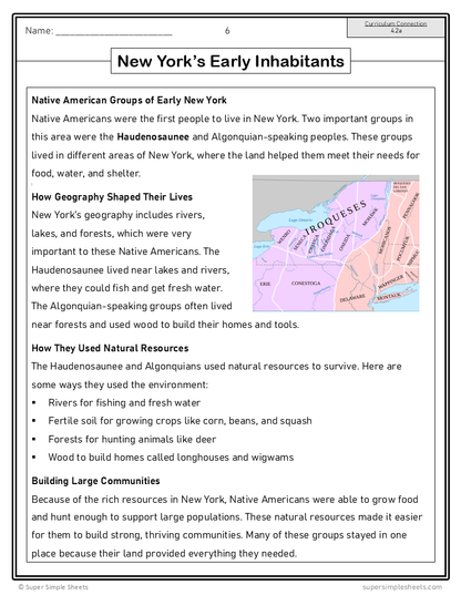 New York - Grade 4 Social Studies - FULL YEAR BUNDLE
