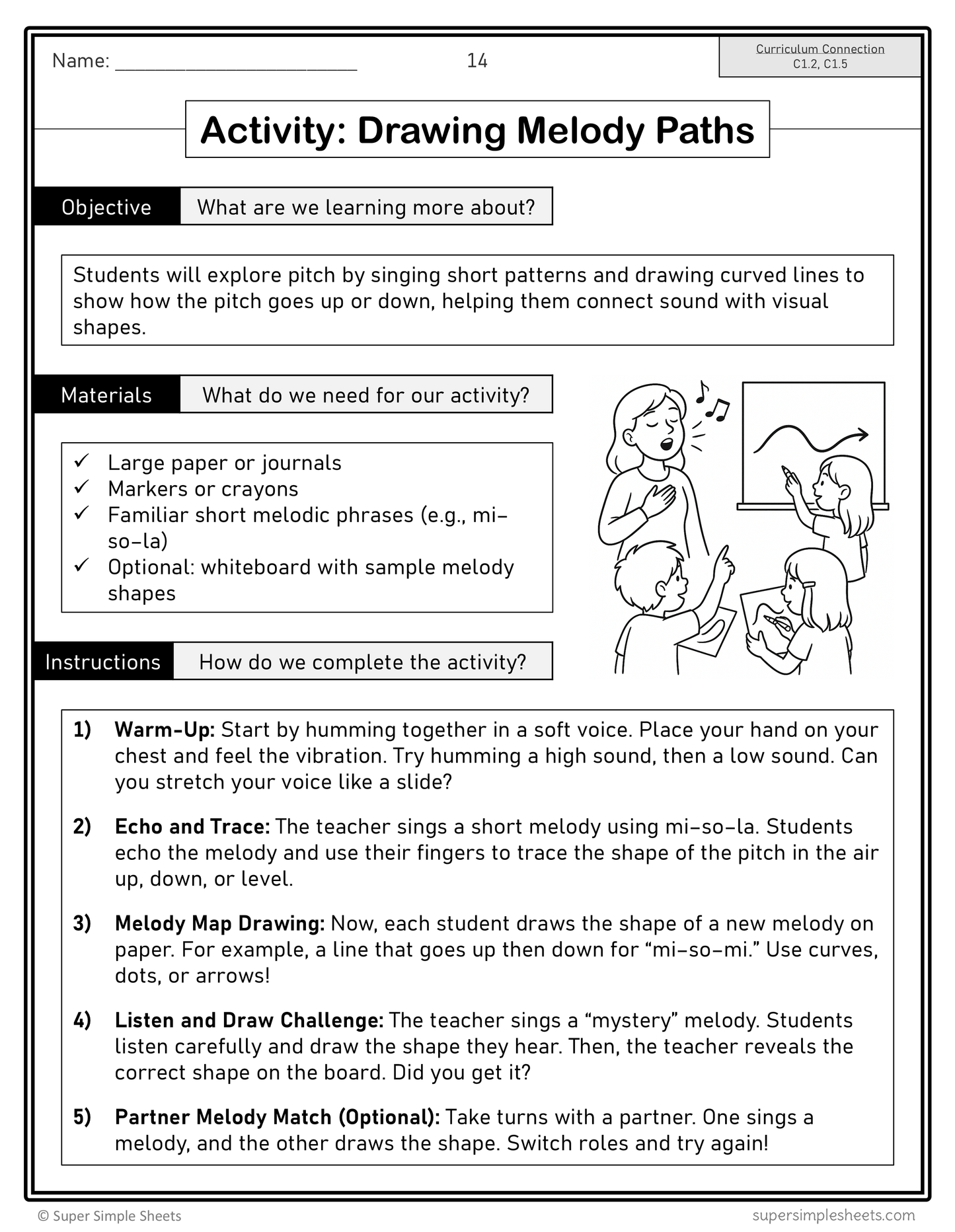Grade 2 - Music Unit - Ontario Arts Curriculum