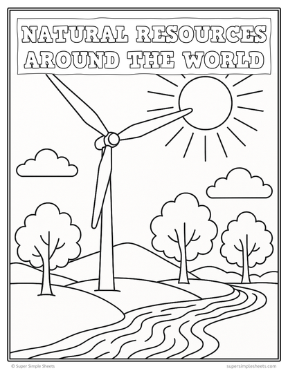 Grade 7 - Natural Resources Around the World - Ontario Geography - Bundle