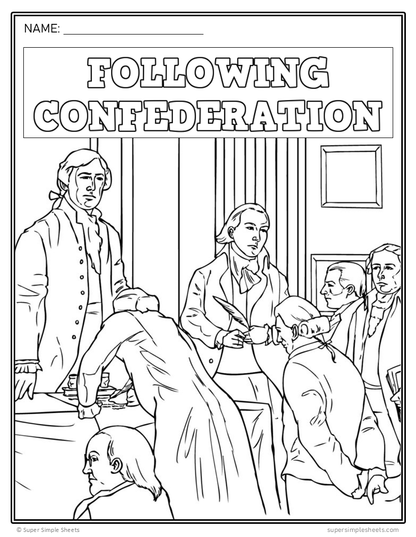 Following Confederation - Alberta Social Studies Grade 7 Lesson/Workbook Bundle