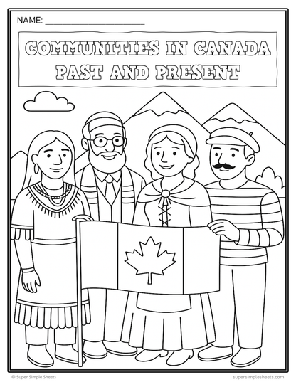 Grade 6 - Communities in Canada, Past & Present - Ontario Social Studies Bundle