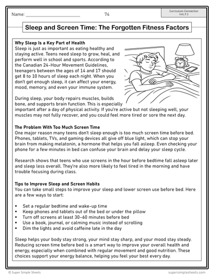 Grade 9 - BC Health Curriculum - FULL YEAR BUNDLE