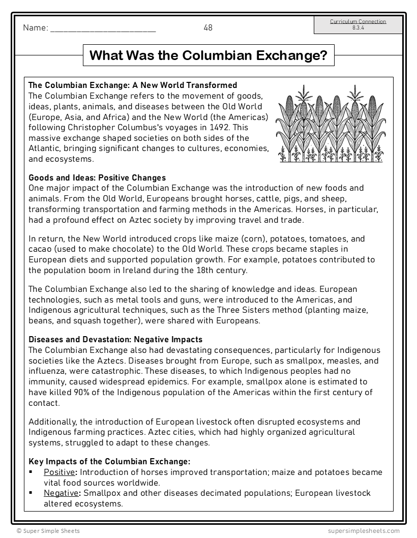 Grade 8 - Worldviews in Conflict Spanish & Aztec - Alberta Social Studies Bundle