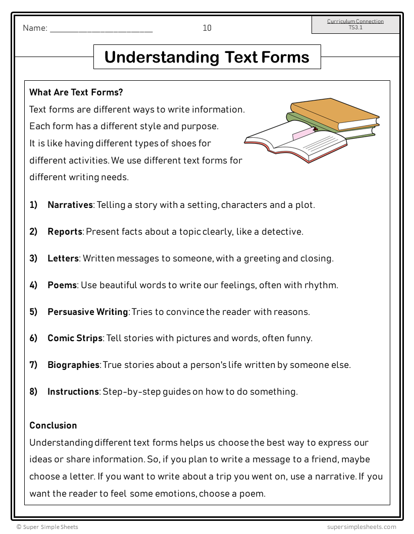 Textual Forms.pdf NEW 2023 Alberta Language - Grade 3 - Comprehension, Text Forms and St ...